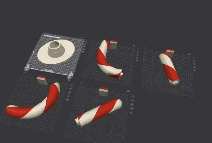 3D Printer Files | 3MF File | giant candy cane | Creality Cloud