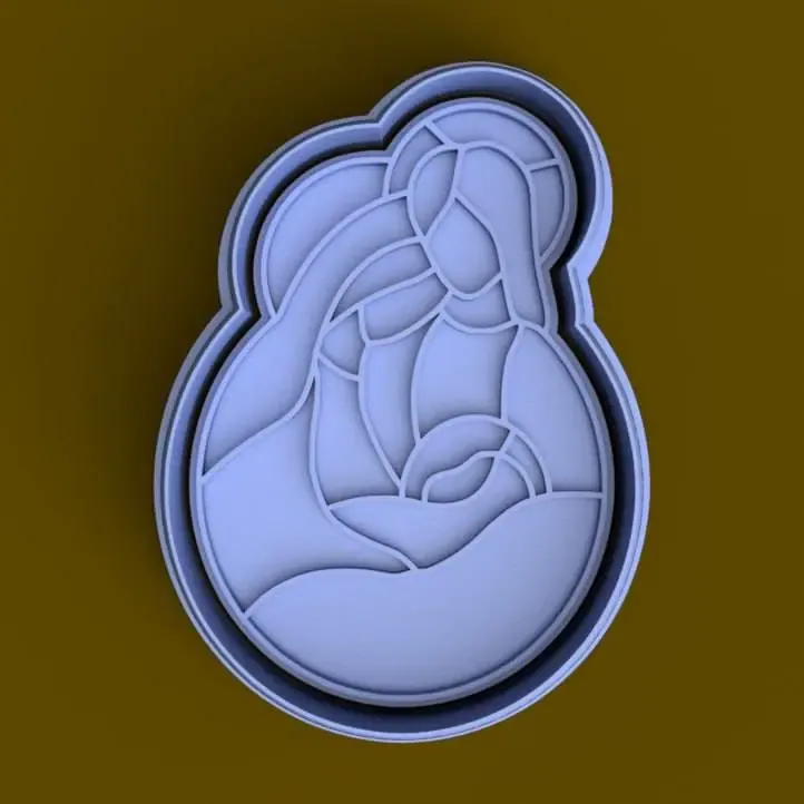 christmas cookie cutter - manger - pesebre