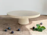 Ribbed cake stand, cookie platter-4