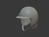Retro Rider Helmet 3D Printable Model-5