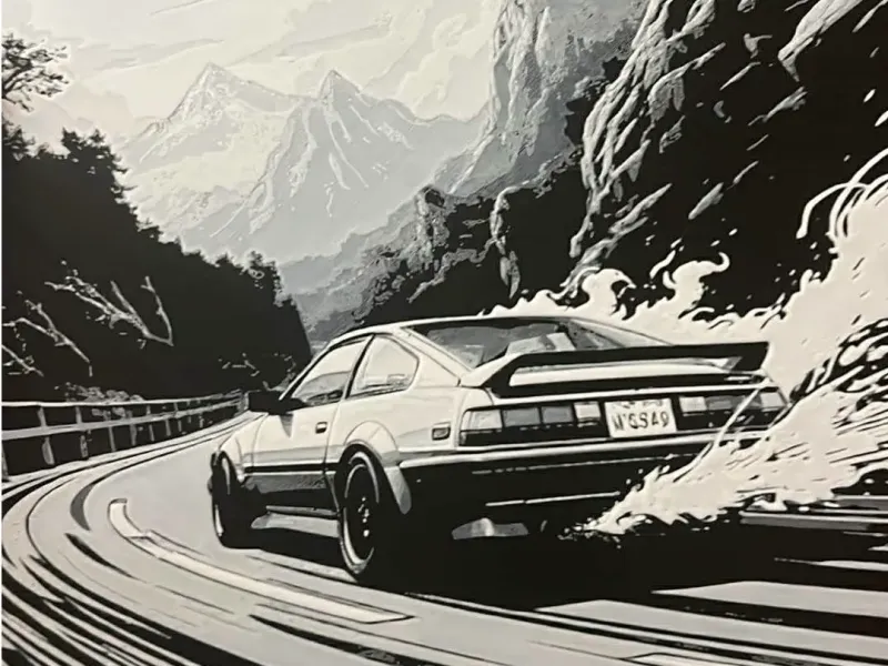 Toyota AE86 Trueno Hueforge 200x200