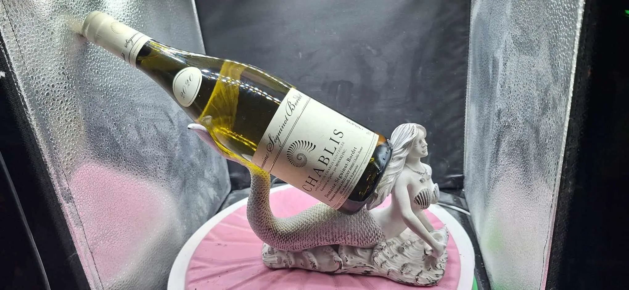 mermaid wine bottle holder