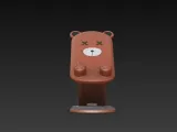 Soporte para celular de oso kawaii-1