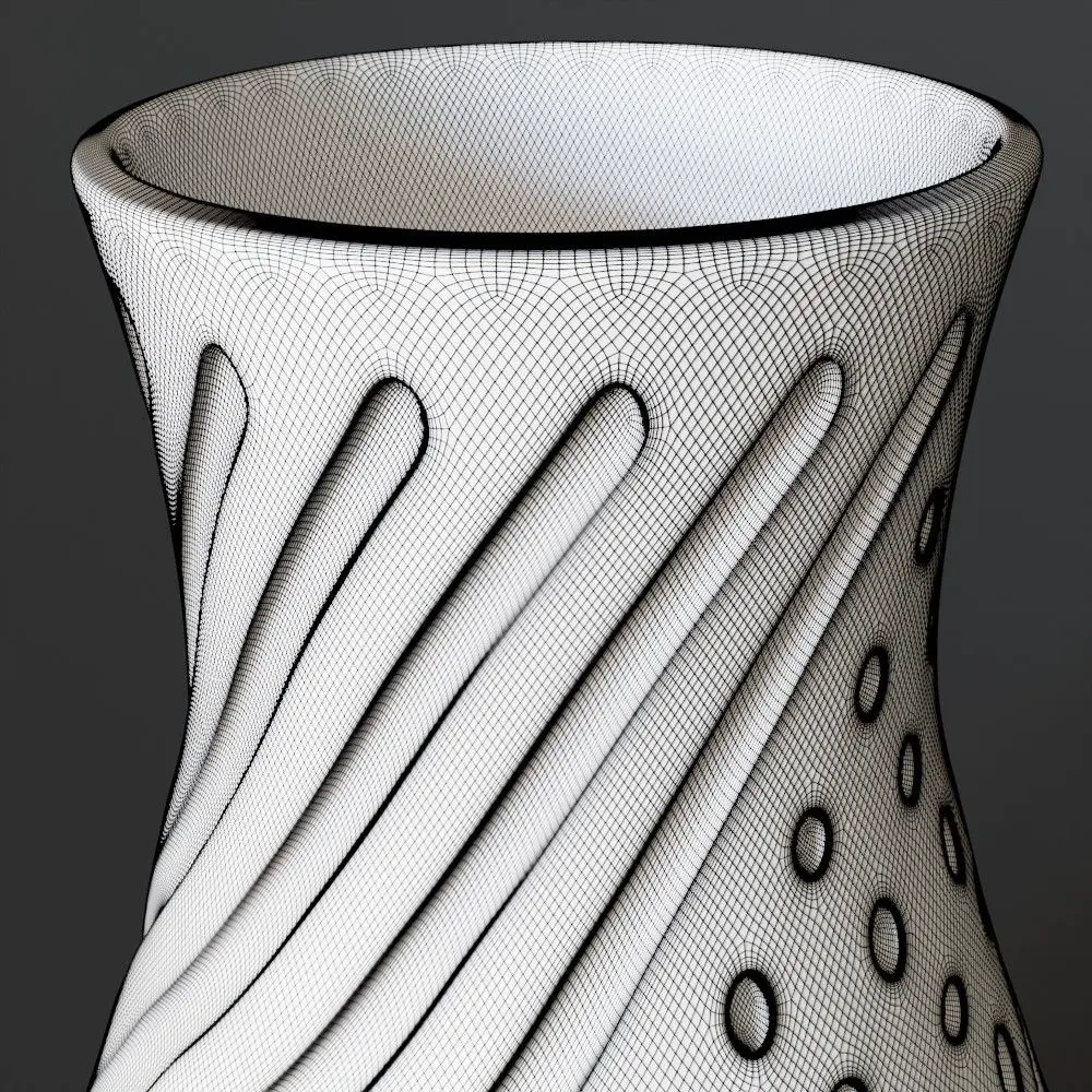 Beautiful Spiral Vase