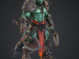 FREE Massive orc warlord