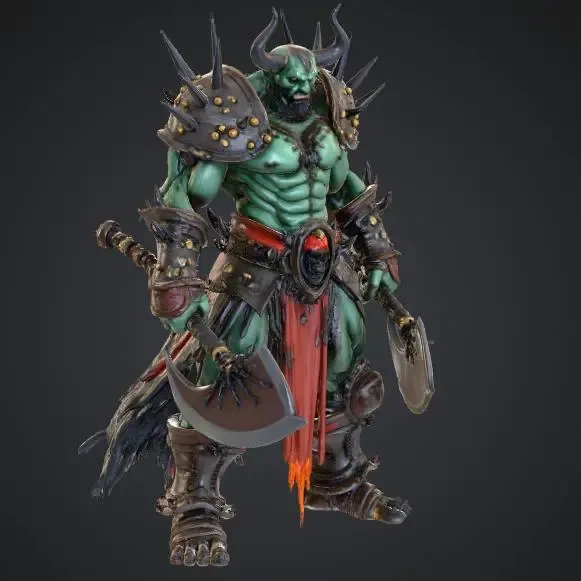 FREE Massive orc warlord