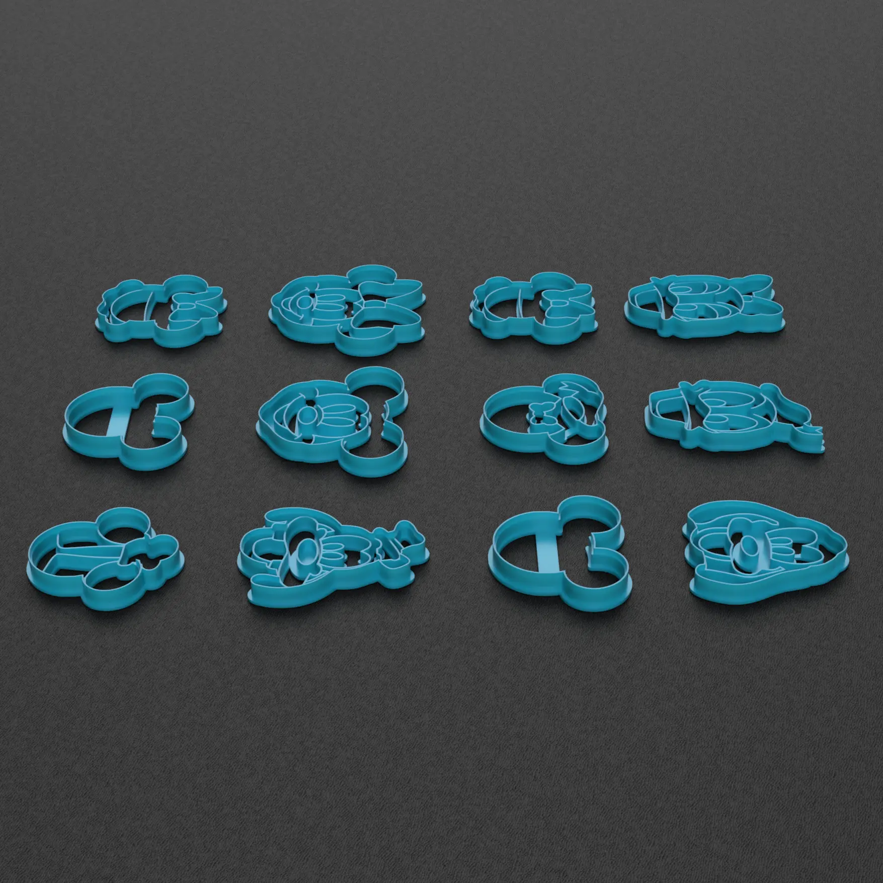 Disney Cookie - Cutter Set