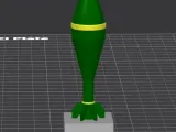 Multicolor Decorative Missile STL3MF-8
