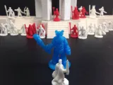 Noble Hero and Elder Hill Troll (18mm scale)-1