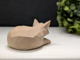 Low Poly Sleeping Fox-4
