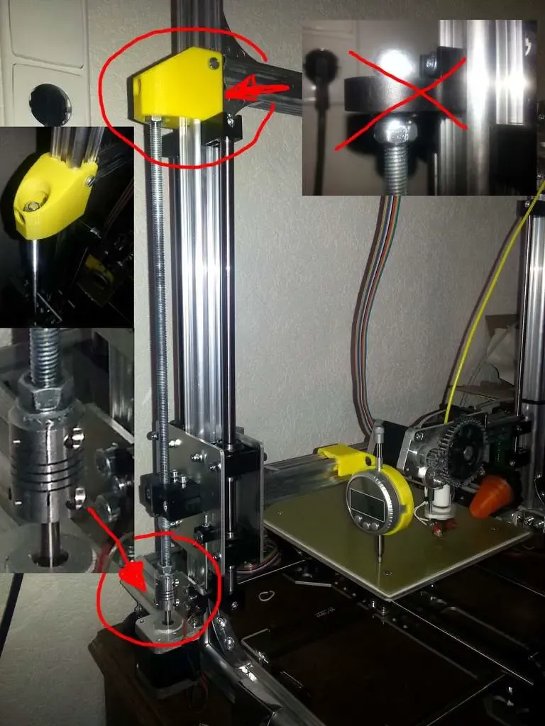 New z-axis holder for the K8200 (3Drag) and chanching axis c