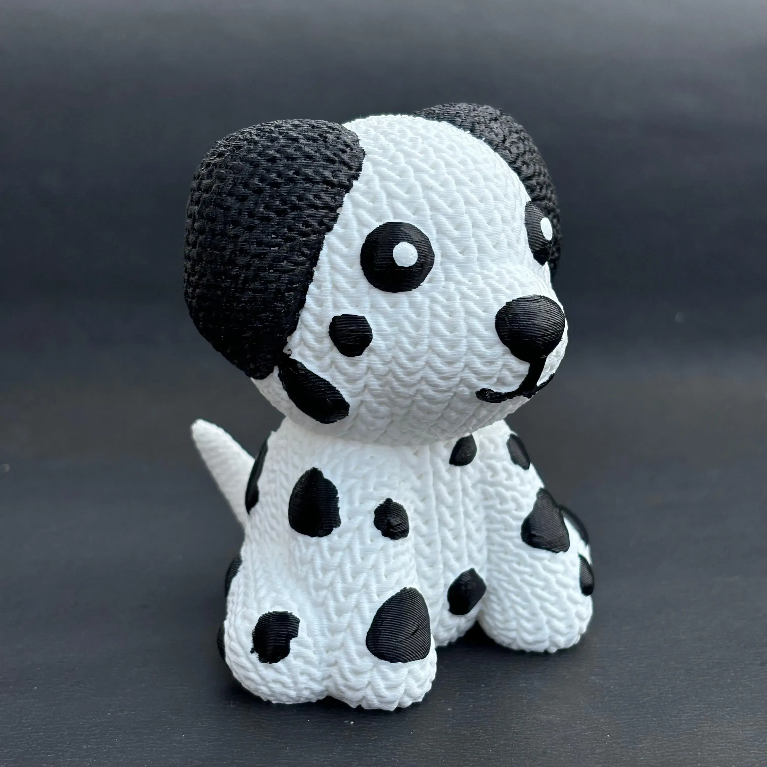 Knitted Dalmatian