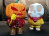 LED CANDLE HOLDER PUMPKIN AND SKULL-8