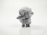 Cute Sheep Figurine Chibi Animal 3D Printable-2