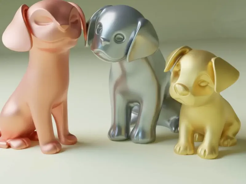 3 cute Puppies - young dogs