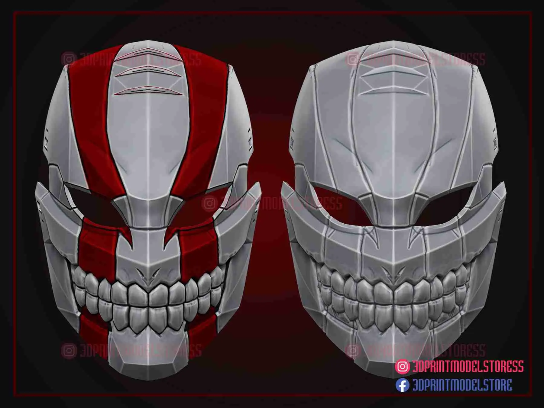 Hollow Mask - Bleach Anime Cosplay Halloween Costume