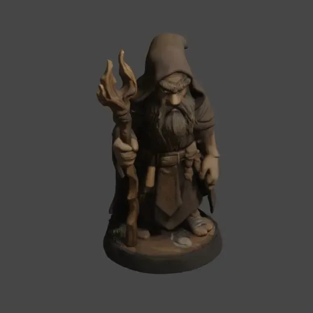 Ender Druid D&D tabletop miniature