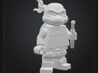 Lego Donatello Ninja Turtle mini figure
