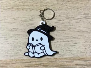 Reading ghost keychain