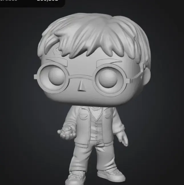 Harry Potter with Resurrection Stone