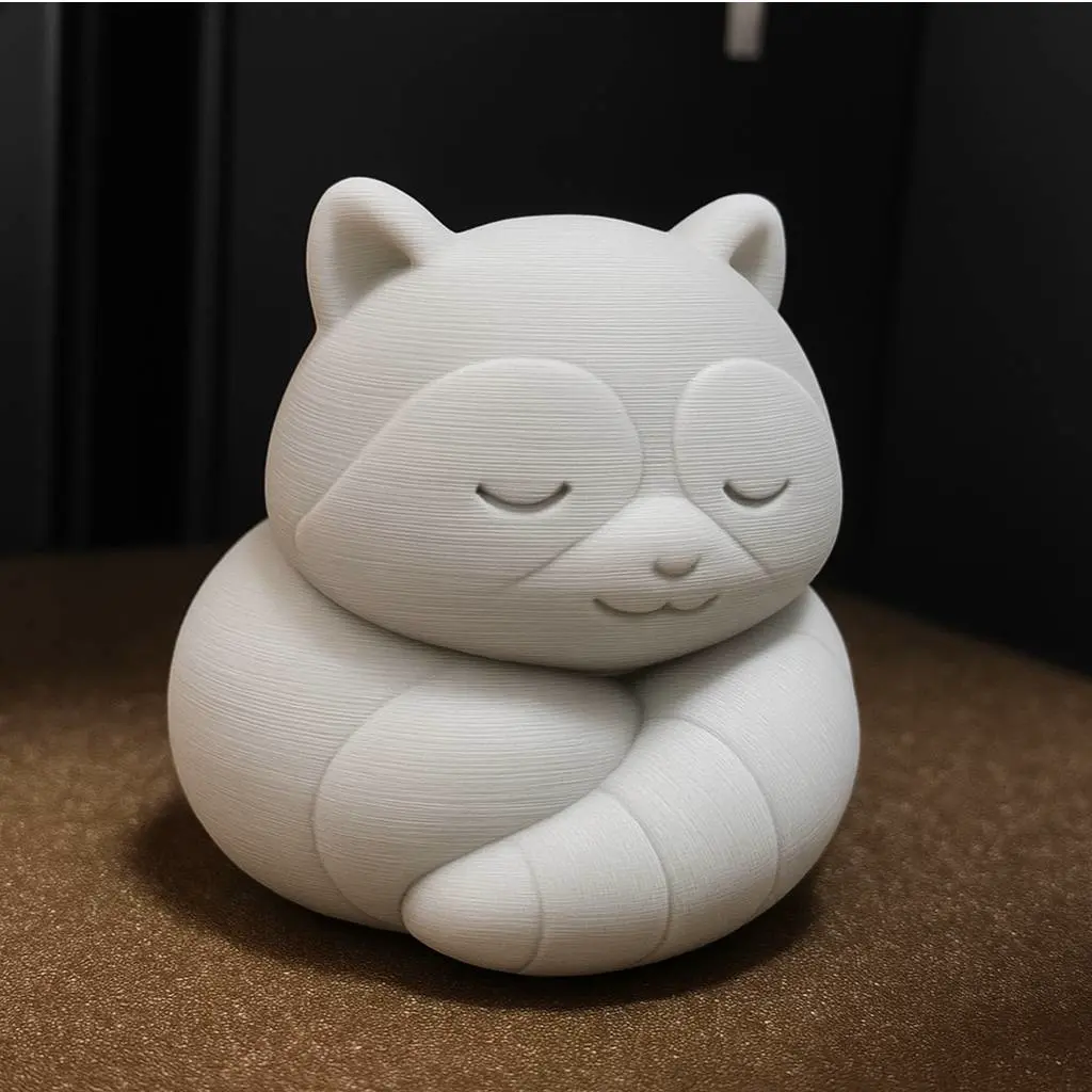 3D Printer Files | 3MF File | Cute Raccoon | Creality Cloud