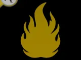 Simple Flame Symbol - 2D Art-0