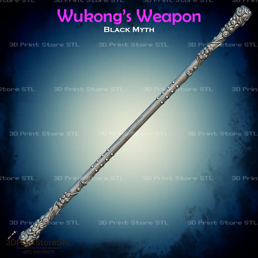 WuKong Weapon Cosplay Black Myth - STL File