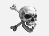 CROSSBONES - SKULL AND BONES.-3