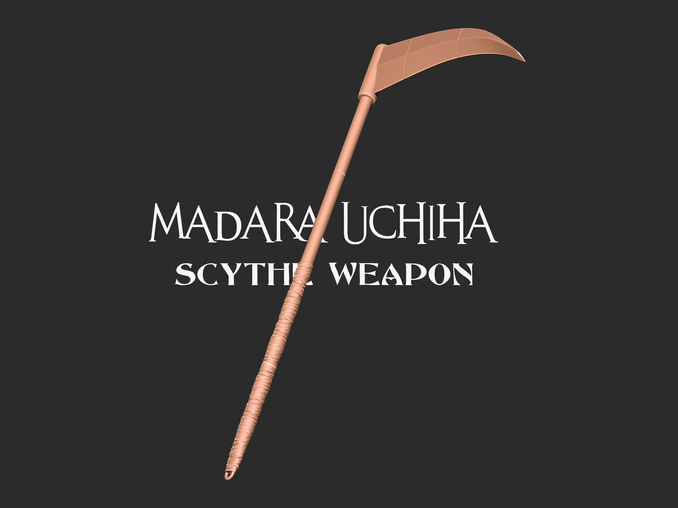 Naruto Madara scythe Weapon
