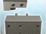 House in exposed stone with access stairs and tiled roof (20-3