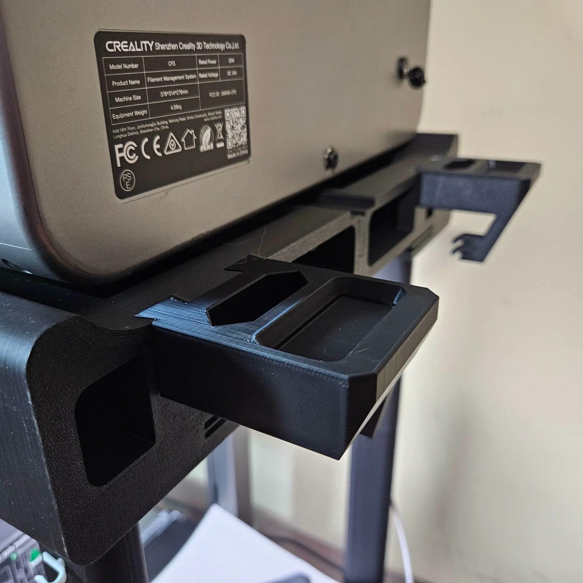 Rear support with BP holders for Hi overhead mount