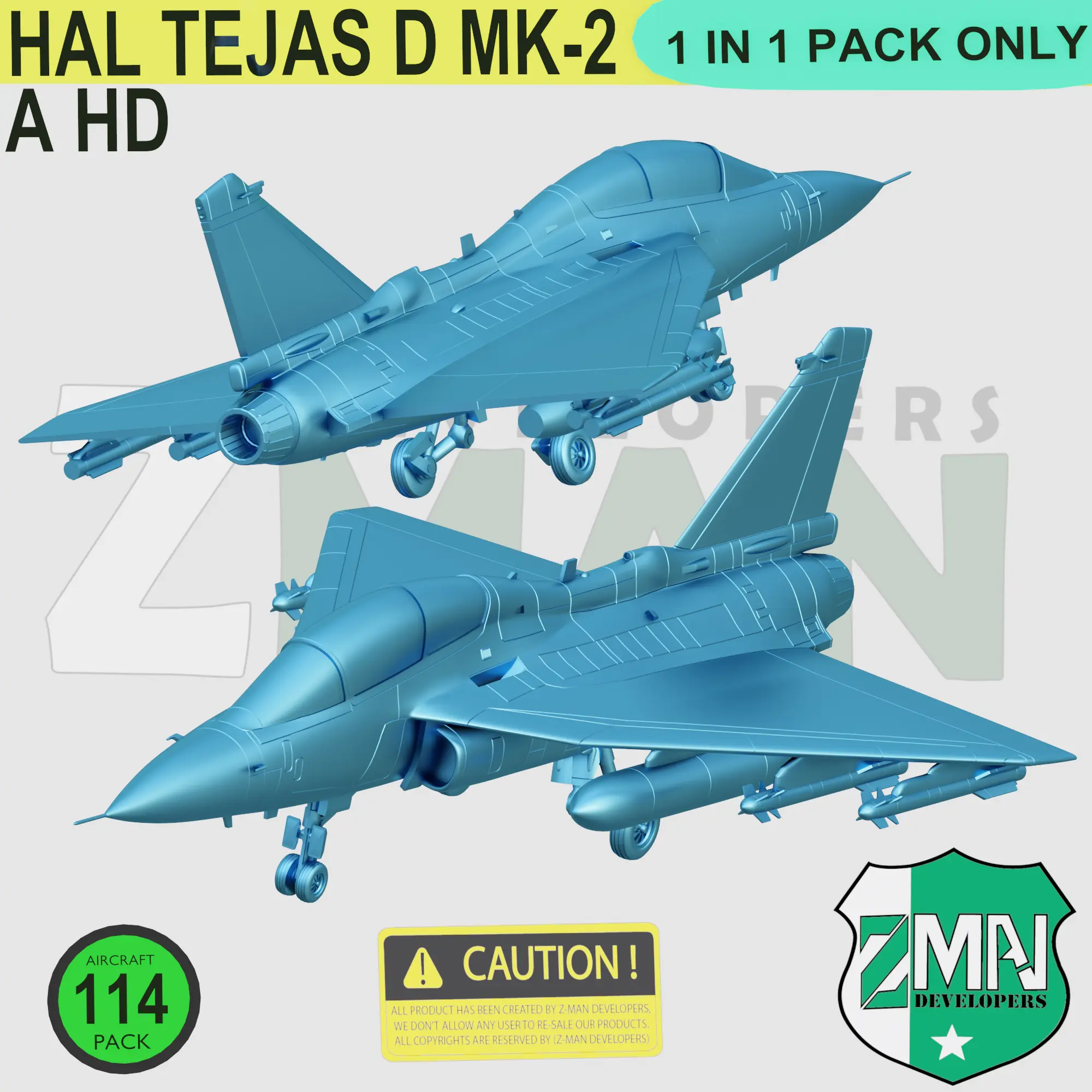 HAL TEJAS MK-2 D (ASP) STYLE F