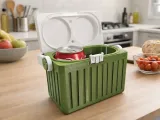 Mini picnic cooler with snap-lock handles-2