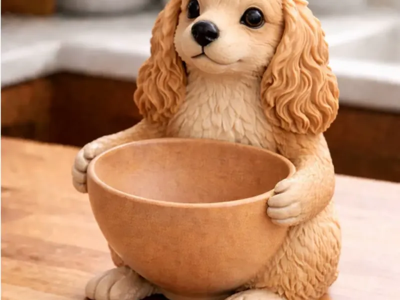 Dog Bowl AI Generated