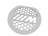 BMW 3 Series E46 2 Pcs Headlight Honeycomb Decoration-4