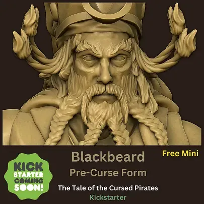 Blackbeard Pirate - Pre-Curse Form