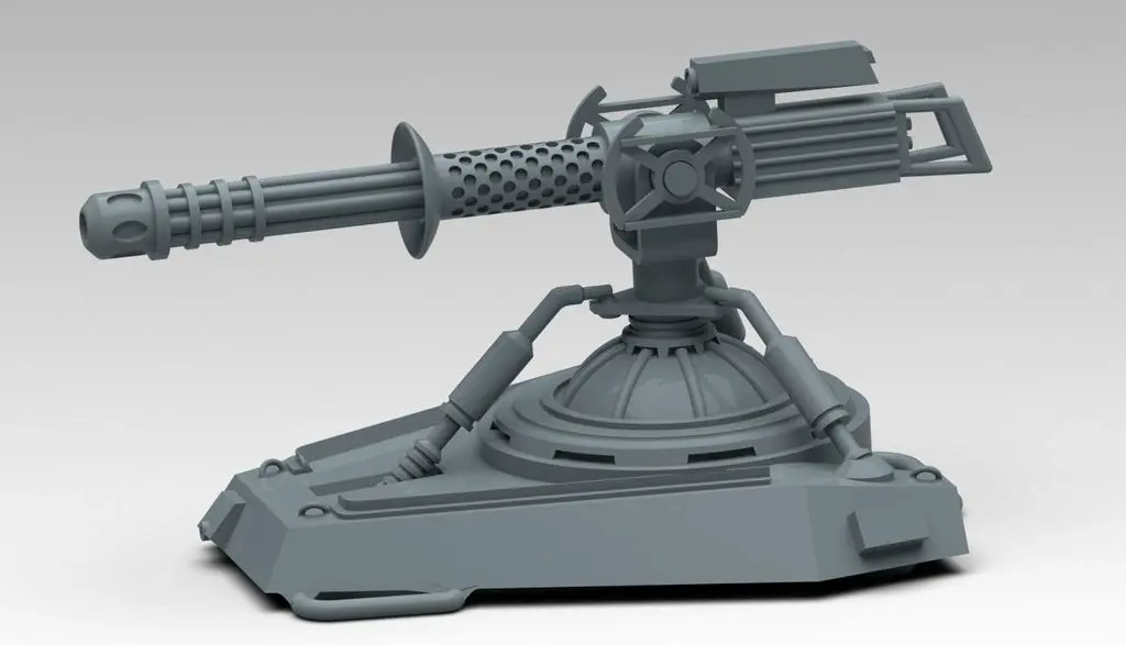 Star Wars The Mandalorian tripod Cannon (S1E1) 4"/6" Action 
