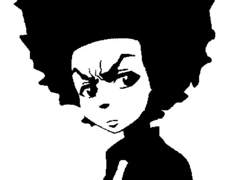 Huey Freeman stencil