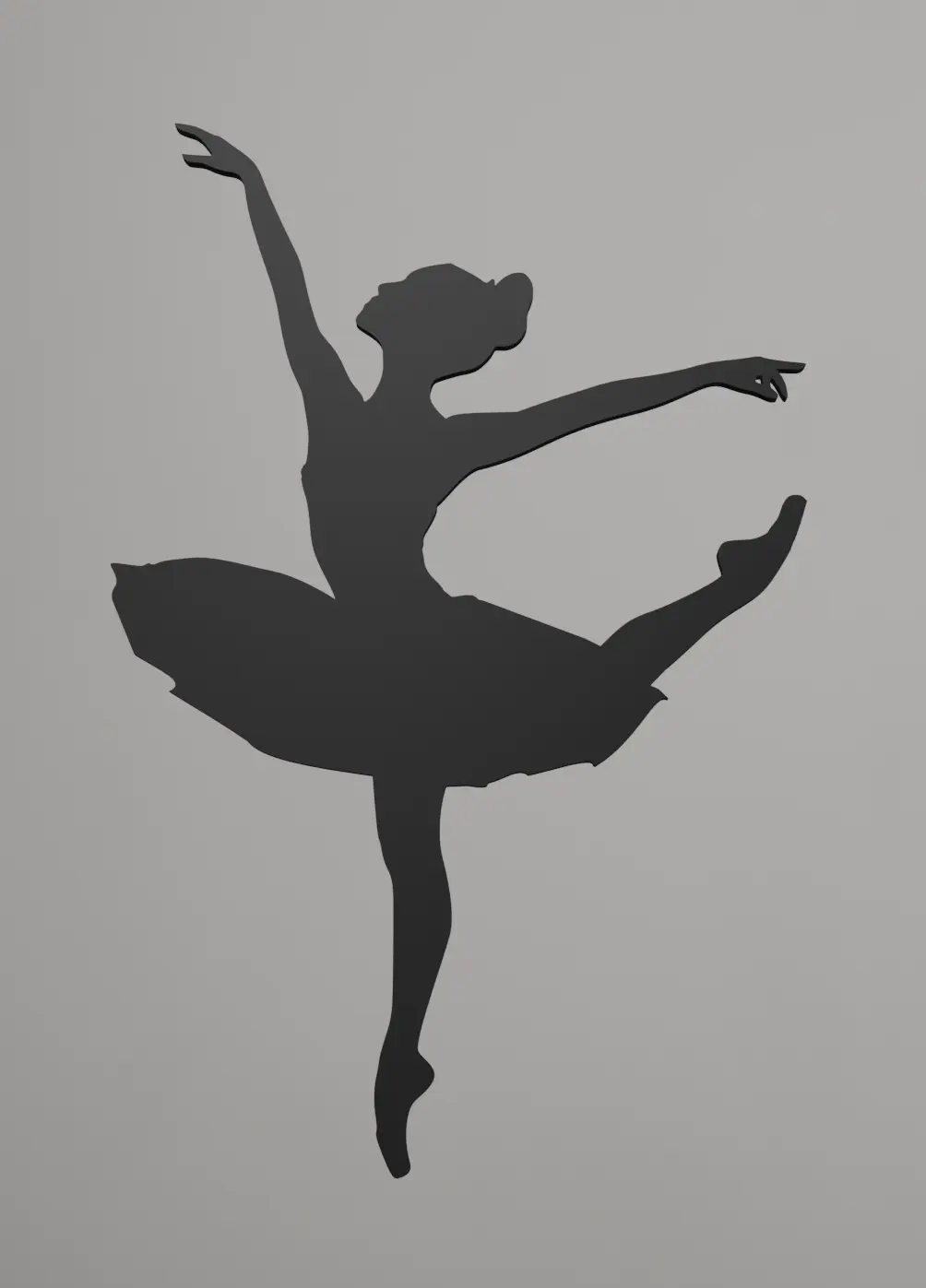 Ballerina Wall Art | 3D models download | Creality Cloud