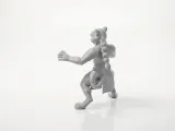 Leopard Lady Anthropomorphic Female Figurine 3D Printable-2