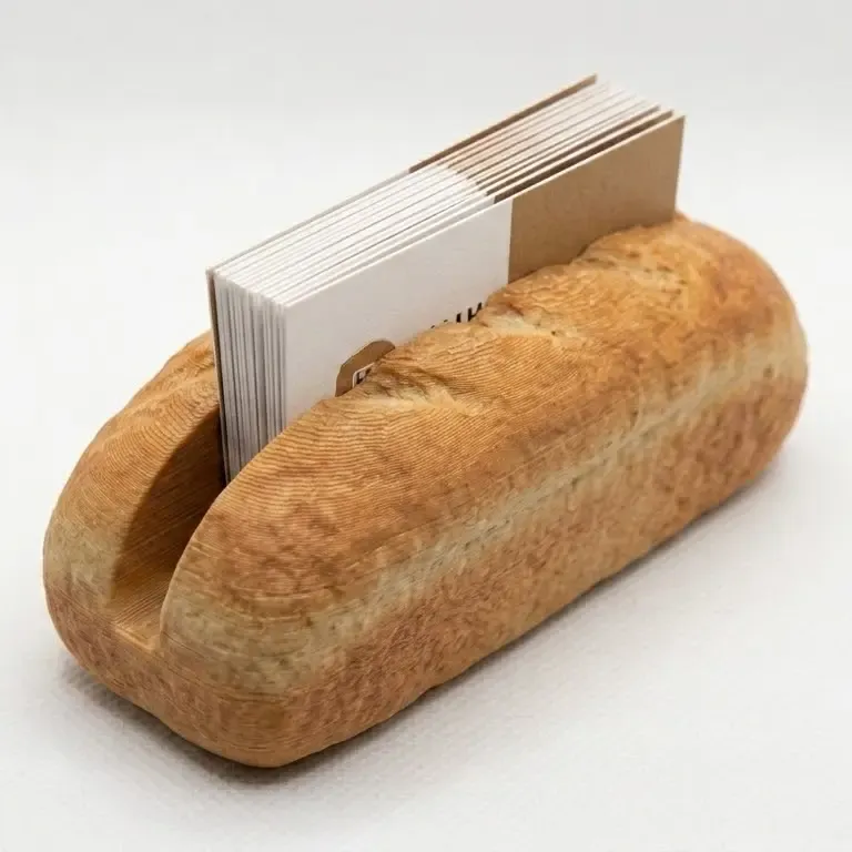 Bread Loaf Business Card Holder 
