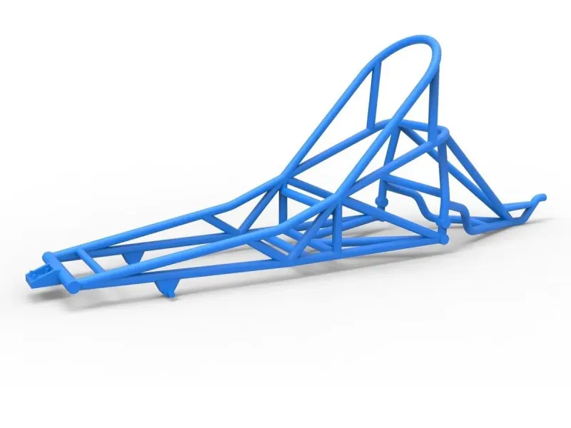 Frame of old school Front engine dragster V6 Scale 1:25