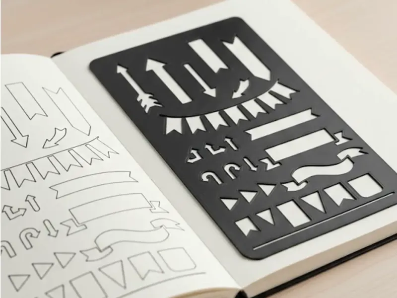 Drafting Template Ruler – Technical Measurement Guide
