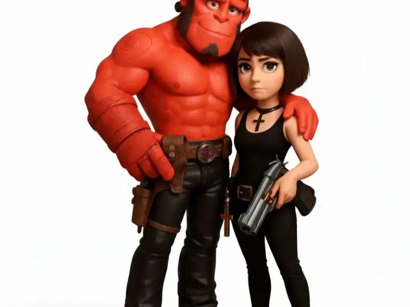 Hellboy and Liz Sherman
