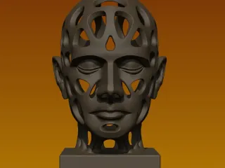 Head - Voronoi - Art