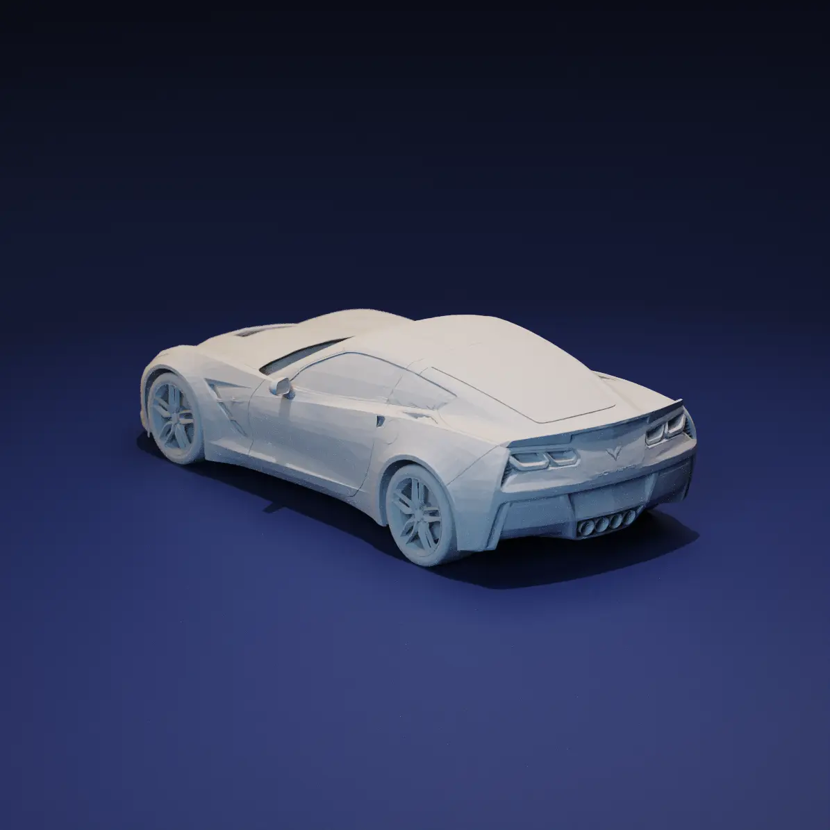 CHEVROLET CORVETTE C7 STINGRAY - 3D MODEL
