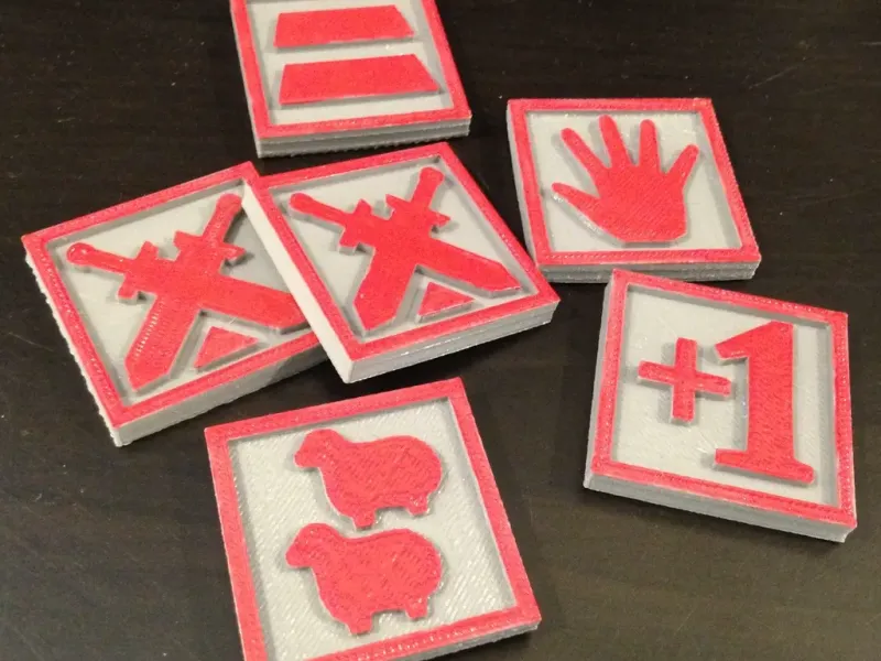 Catan Development Card Tokens