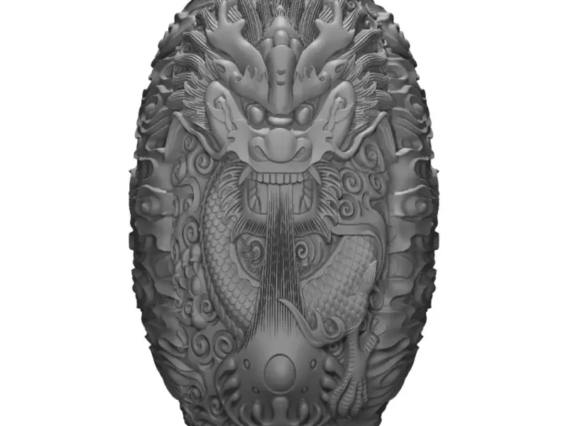 EXCLUSIVE ANCIENT SHANLONG DRAGON EGG DETAIL ORIENTED