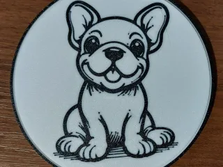 French Bulldog Coaster