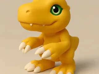 Agumon Digimon Creature Model